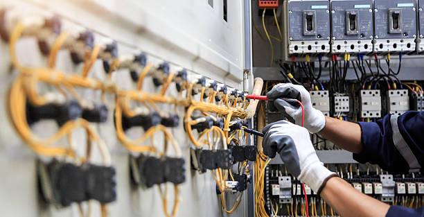 Professional Electrician technician working in Martha Lake, WA